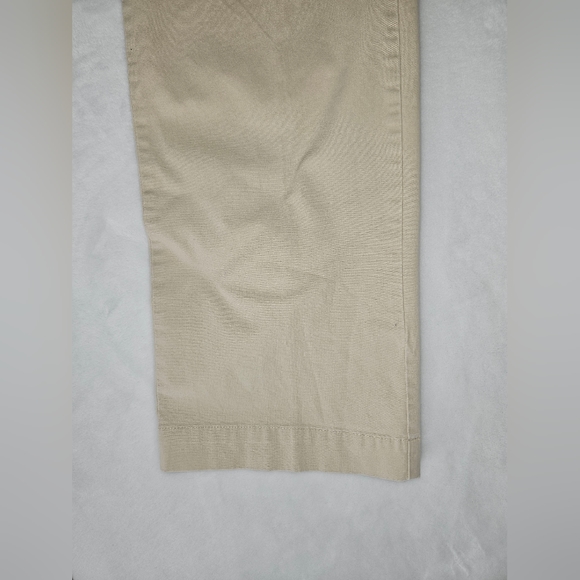 Eddie Bauer Women's Petite 4 Khaki Straight Pants - Picture 3 of 7